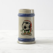 サッカークリスマス ビールジョッキ (中央)