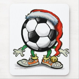 サッカークリスマス マウスパッド