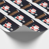 サッカークリスマス ラッピングペーパー (角)