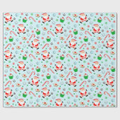 サッカークリスマス ラッピングペーパー (フラット)