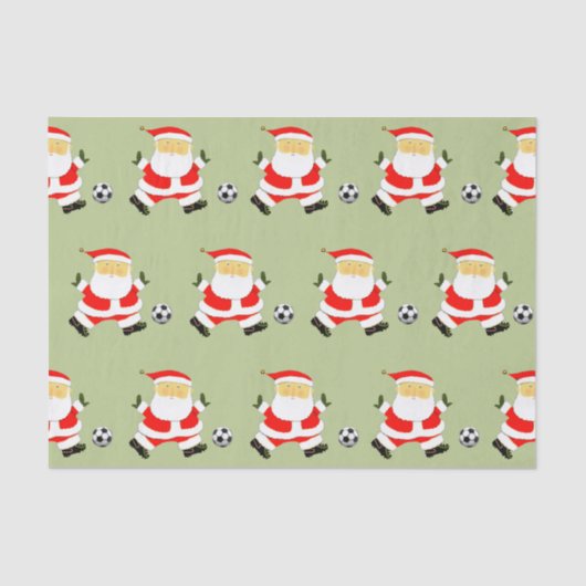 サッカークリスマス 薄葉紙 (正面)
