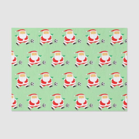 サッカークリスマス 薄葉紙 (正面)