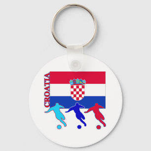 サッカークロアチア キーホルダー