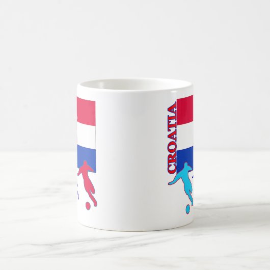 サッカークロアチア コーヒーマグカップ (中央)