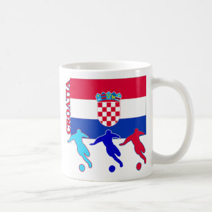 サッカークロアチア コーヒーマグカップ