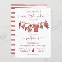 サッカークロザライン誕生日パーティーの招待 招待状