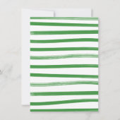 サッカークロザライン誕生日パーティーの招待 招待状 (裏面)