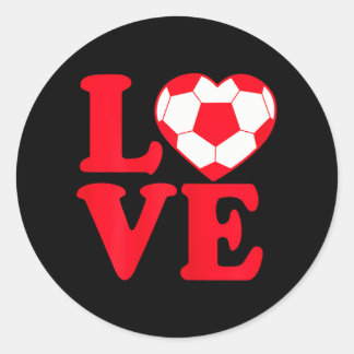 サッカークールが大好きな女子 ラウンドシール