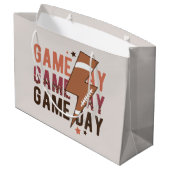 サッカークールの試合の日 ラージペーパーバッグ (裏面アングル)