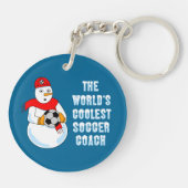 サッカークールのTシャツ監督 キーホルダー (裏面)