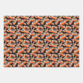 サッカークールスポーツのタイリングパーティー ラッピングペーパーシート (正面)