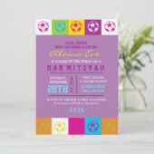 サッカークールネオンバーバルミツワー招待状 招待状 (スタンド正面)