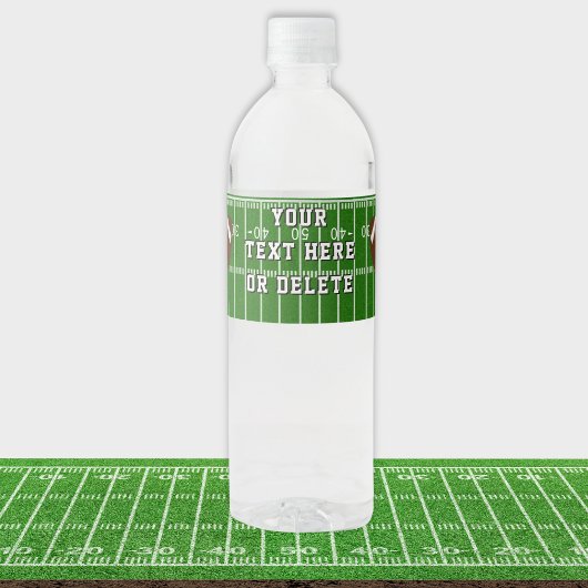 サッカークールパーソナライズされたのウォーターボトルラベル ペットボトルラベル