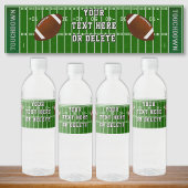 サッカークールパーソナライズされたのウォーターボトルラベル ペットボトルラベル