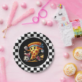 サッカークールピザパーティー ペーパープレート (パーティー)