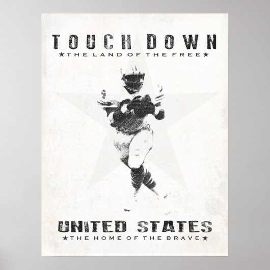 サッカークールプリント付きポスター ポスター (正面)