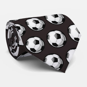 サッカークールボールスポーツのタイル模様 ネクタイ