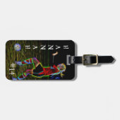 サッカーグラフィック、ハンナ、バッグラベル ラゲッジタグ (正面横)