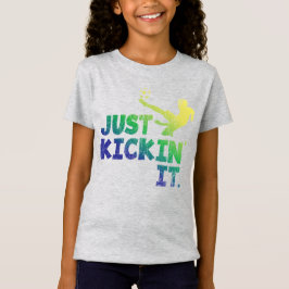 サッカーグラフィックTシャツ Just Kickin It Tシャツ