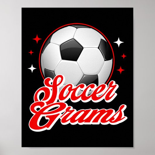 サッカーグラム スポーツ サッカー選手  ポスター (正面)