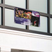 サッカーグランジシニアスポーツバナー 横断幕 (ビルの外側)