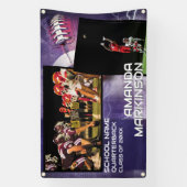 サッカーグランジシニアスポーツバナー 横断幕 (縦)