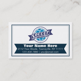 サッカーグランドパカスタマイズ可能な名刺 名刺