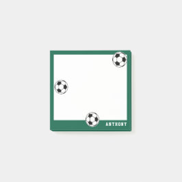 サッカーグリーン パーソナライズ キッズ バックトゥスクール ポストイット