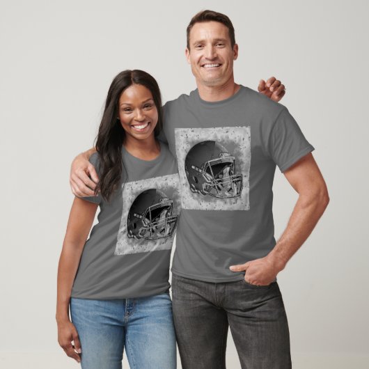 サッカーグレー Tシャツ (ユニセックス)