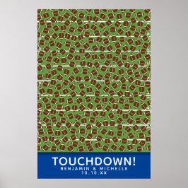 サッカーゲストブックポスター – 250宇宙 ポスター