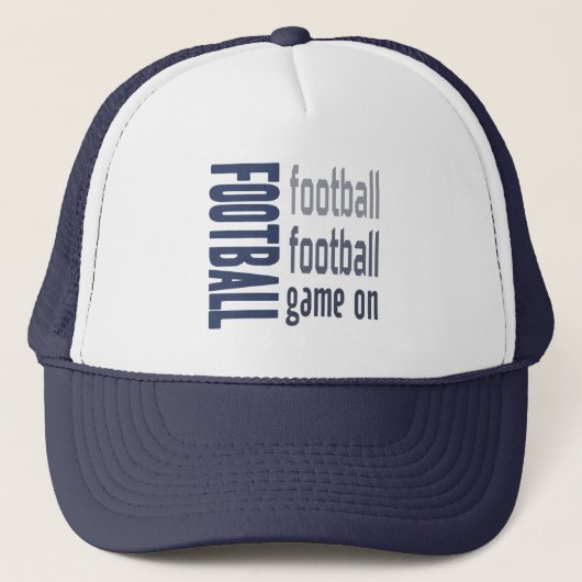 サッカーゲームオンハット キャップ (正面)