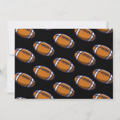 サッカーゲームスポーツ子供の誕生日パーティー 招待状 (裏面)