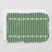 サッカーゲームタイムフォト誕生日招待状 招待状 (裏面)