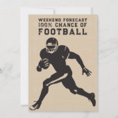 サッカーゲームデイスポーツビッグウォッチパーティー 招待状 (裏面)