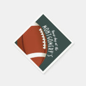 サッカーゲームデイダークグリーン スタンダードカクテルナプキン (角)