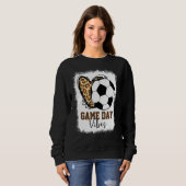 サッカーゲームデイビーブサッカーママ試合日シーズンB スウェットシャツ (正面フル)