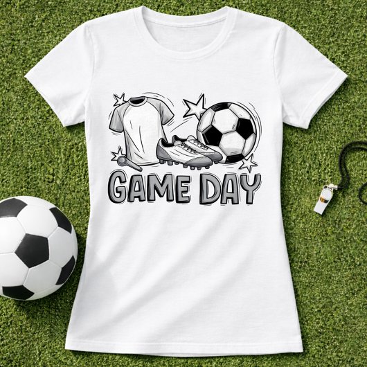 サッカーゲームデープレイヤールック Tシャツ