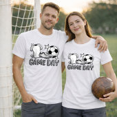 サッカーゲームデープレイヤールック Tシャツ