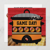 サッカーゲームデー招待状 招待状 (正面/裏面)