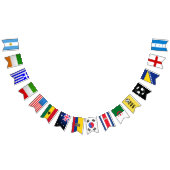 サッカーゲームパーティー界 バンティングフラッグ (全)