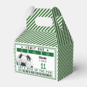サッカーゲーム子供の誕生日 フェイバーボックス (正面サイド)