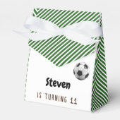 サッカーゲーム子供の誕生日 フェイバーボックス (正面サイド)