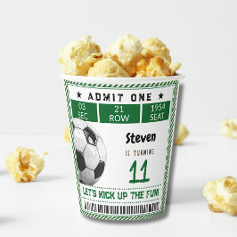 サッカーゲーム子供の誕生日 紙コップ