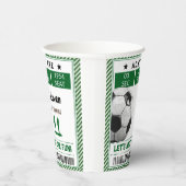 サッカーゲーム子供の誕生日 紙コップ (右)