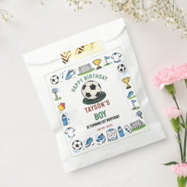 サッカーゲーム開始！1歳の誕生日おめでとう - 楽しい子供たち  フェイバーバッグ