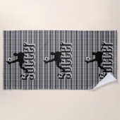 サッカーゲーム，ビーチタオル ビーチタオル (正面)