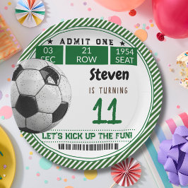 サッカーゲーム 子供 誕生日 ペーパープレート