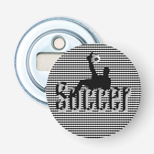 サッカーゲーム，磁気ボトルオープナー 栓抜き (正面)