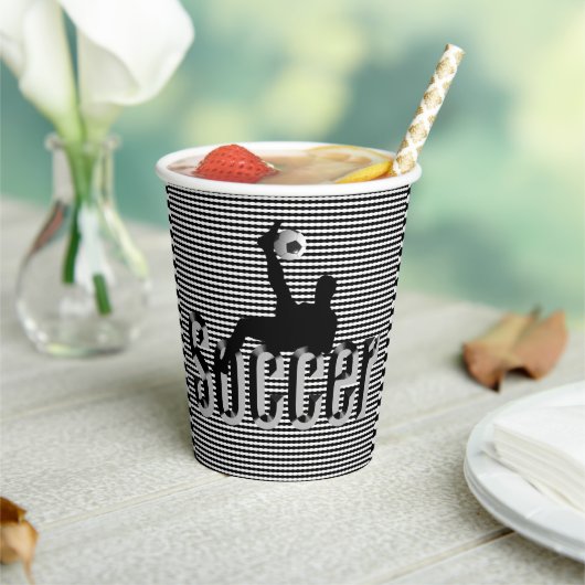 サッカーゲーム，紙カップ 紙コップ (インサイチュ)