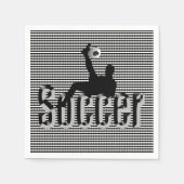 サッカーゲーム，紙ナプキンス スタンダードカクテルナプキン (正面)